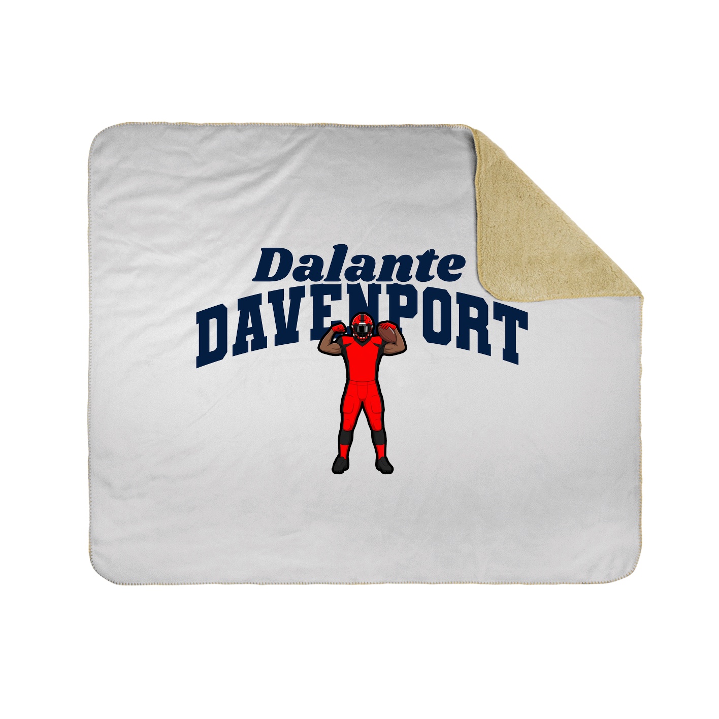 Throw Blanket — Signature Arch in White