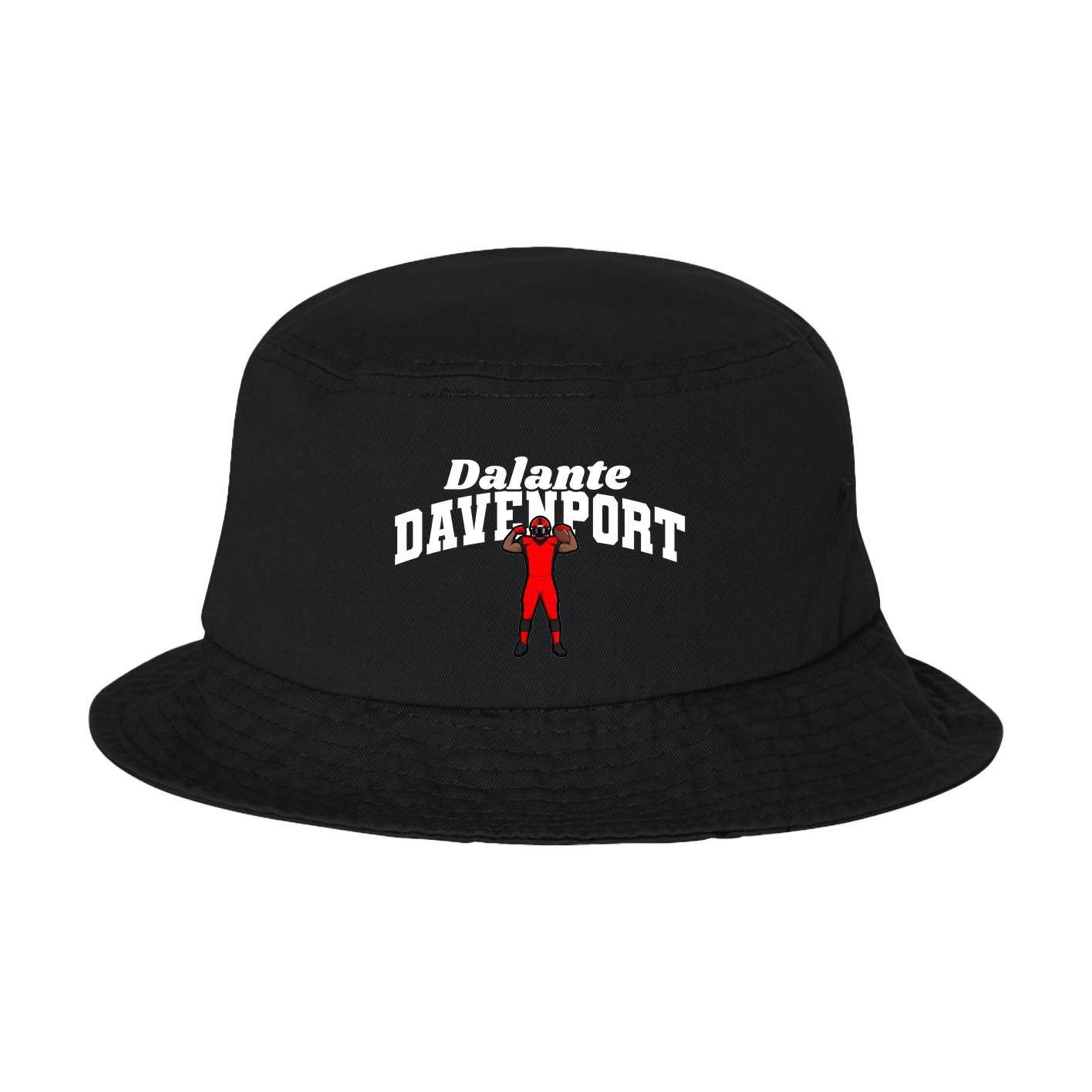 Bucket Cap — Signature Arch in Black