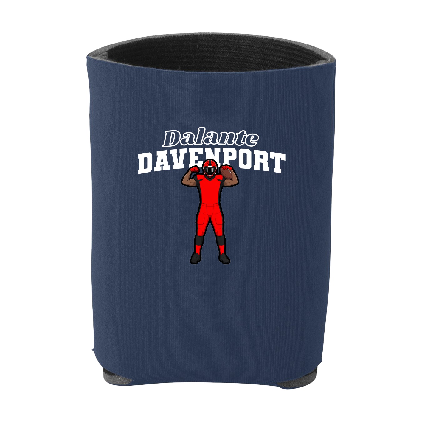 Can Holder — Name Arch in Navy