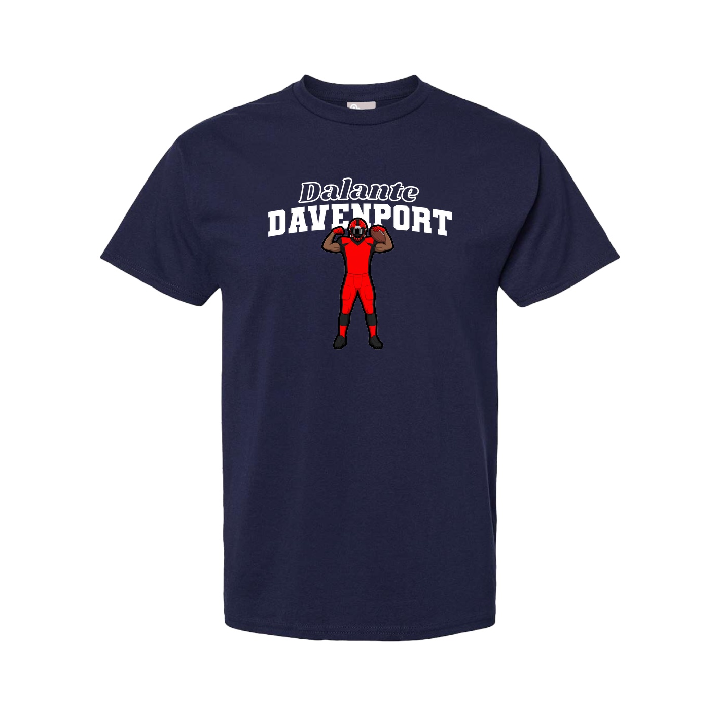 Youth Tee — Name Arch in Navy