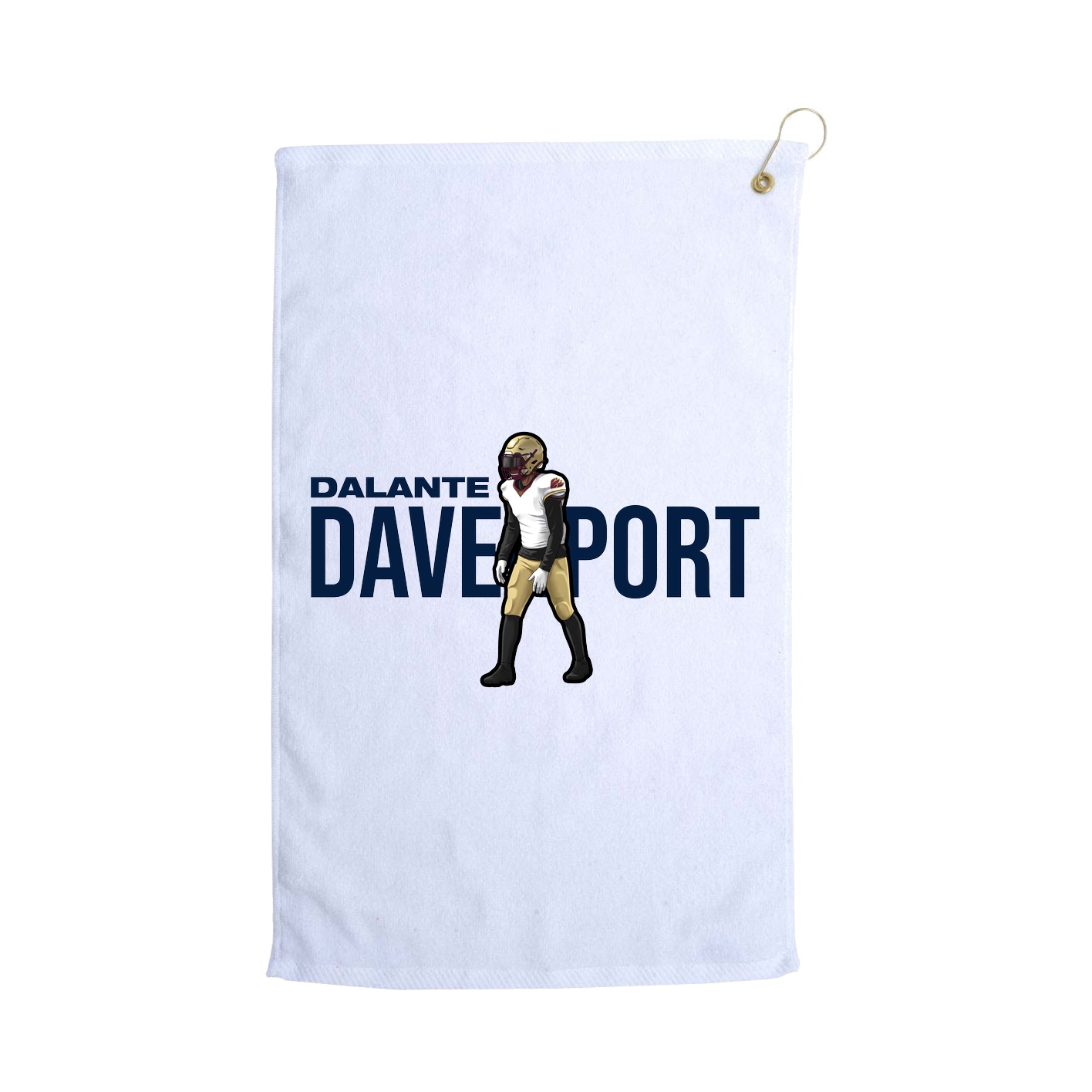 Golf Towel — Player Name in White