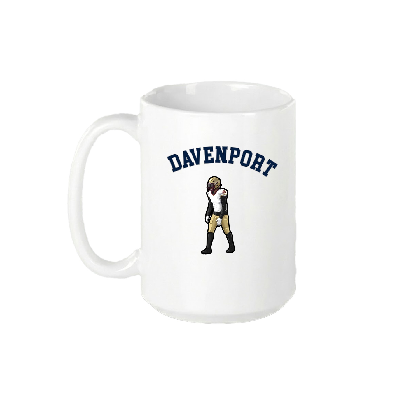 15oz Coffee Mug — Shirsey Arch in White