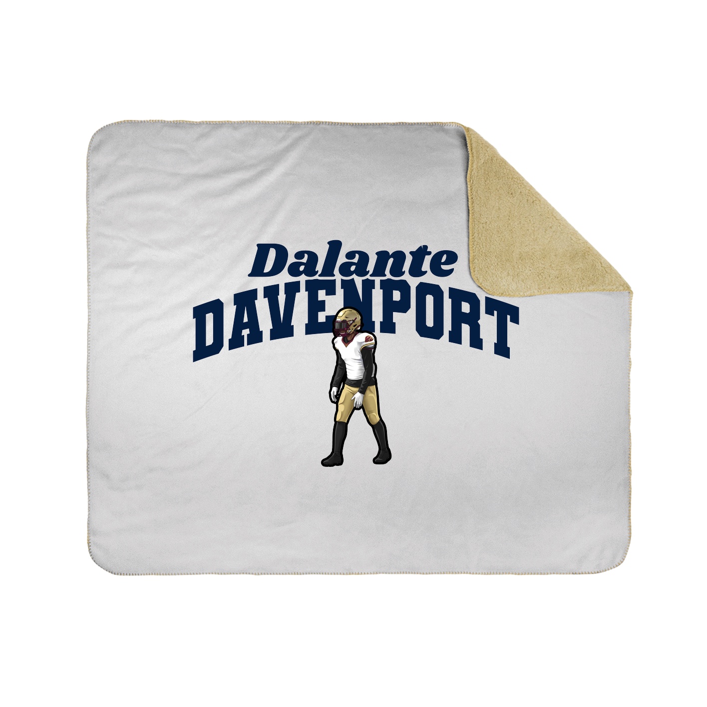 Throw Blanket — Signature Arch in White