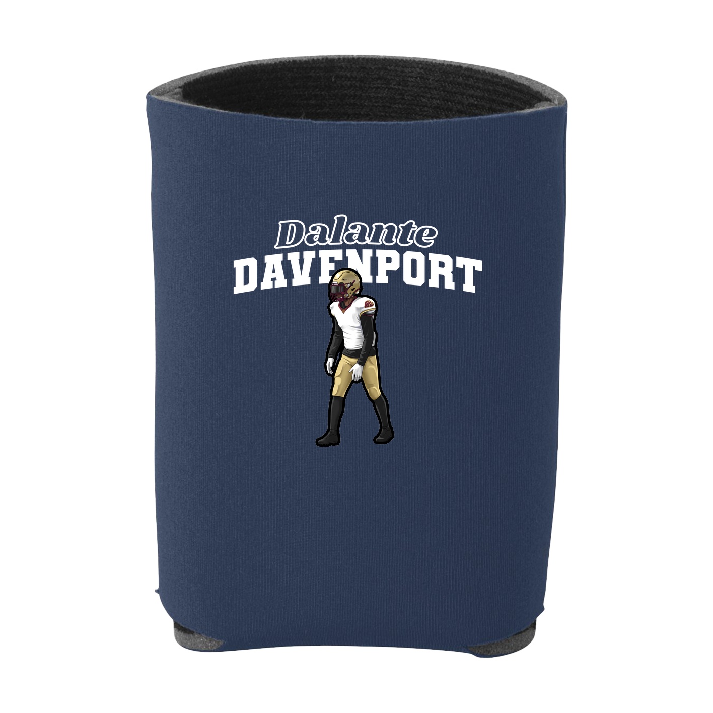 Can Holder — Name Arch in Navy