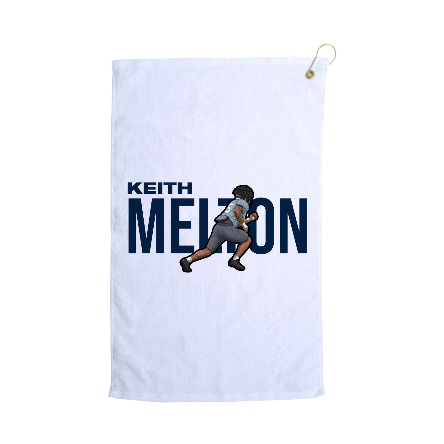 Golf Towel — Player Name in White