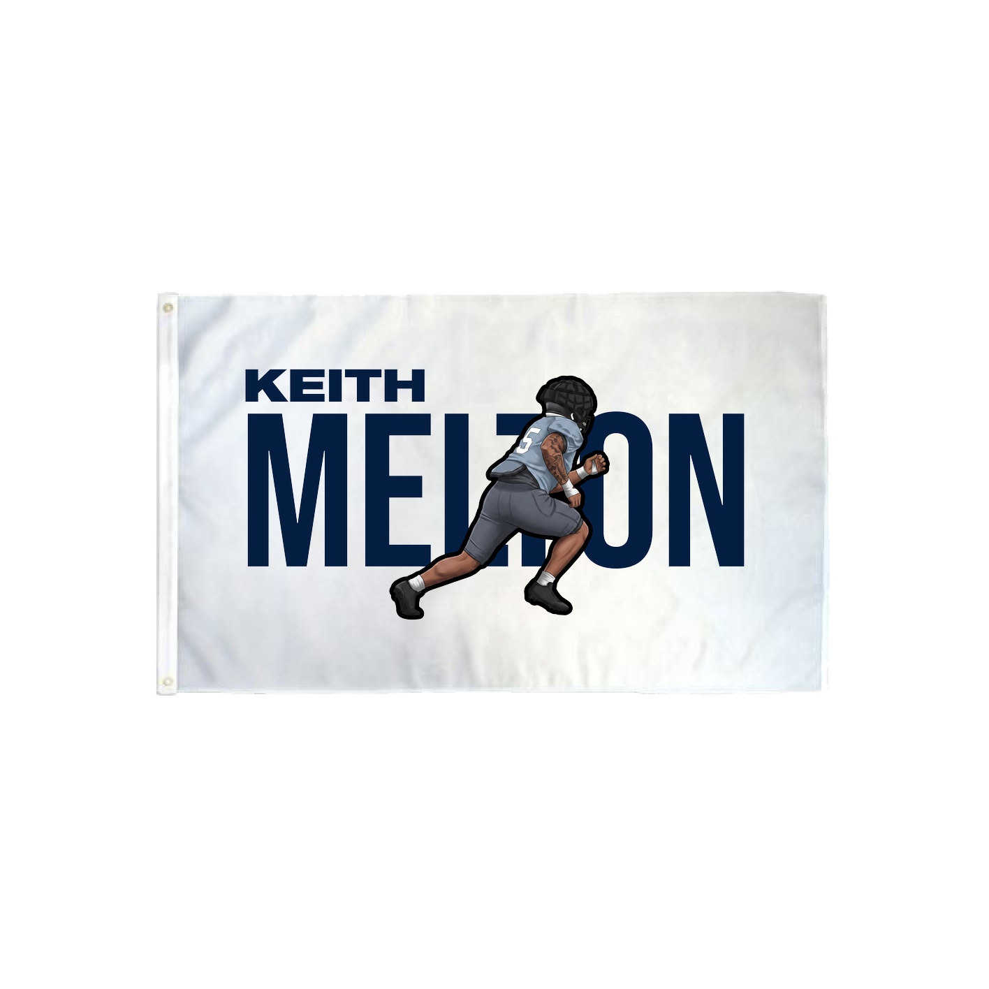 3x5 Flag — Player Name in Classic