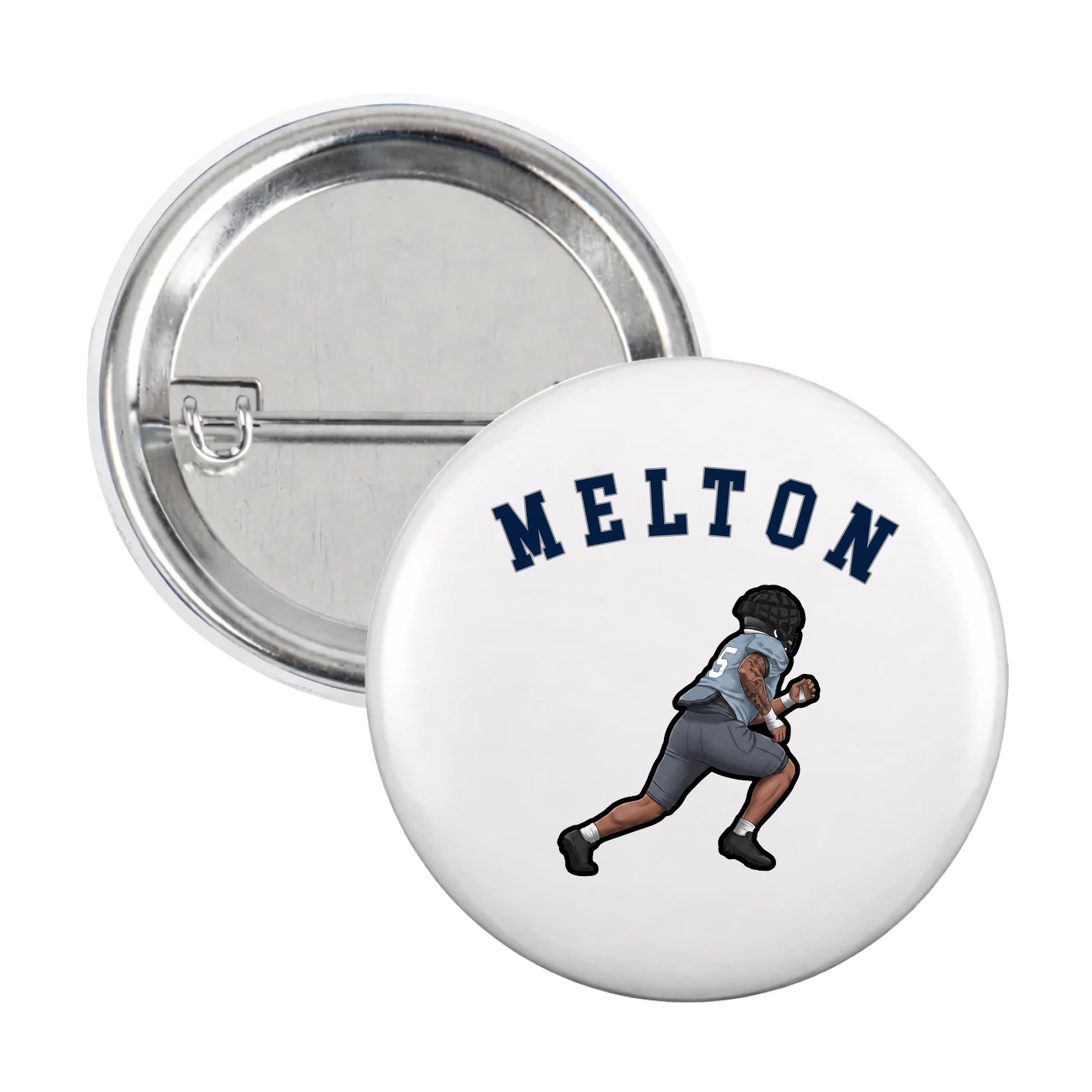 Game Day Button — Shirsey Arch in White