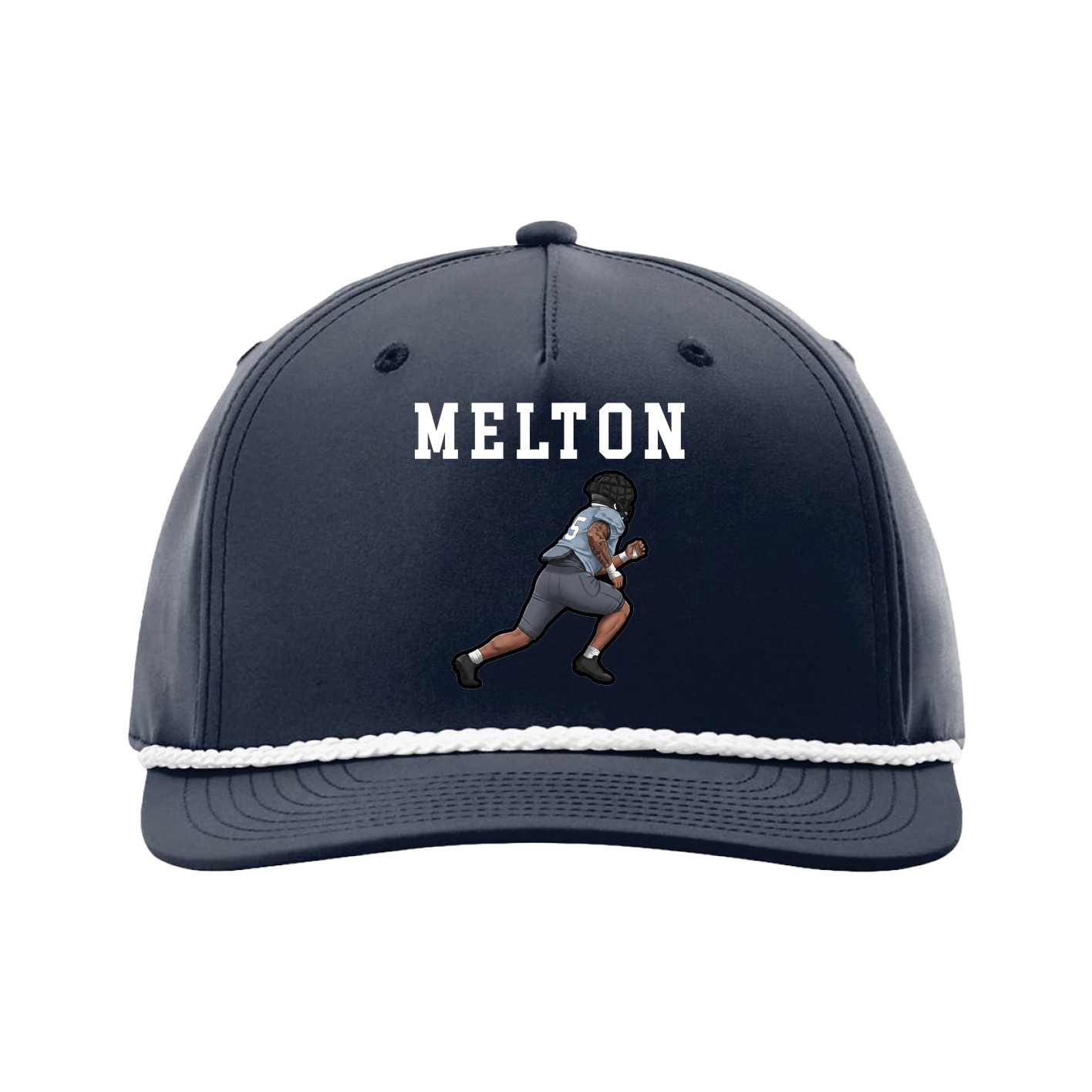 Five-Panel Classic Rope Cap — Shirsey in Navy