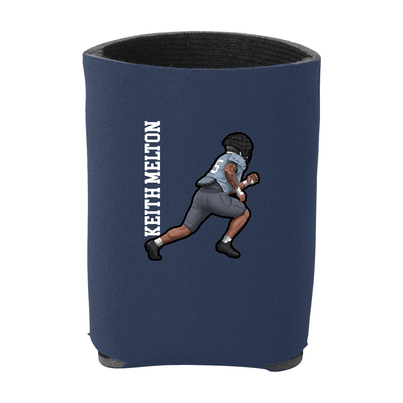 Can Holder — Name Vertical in Navy