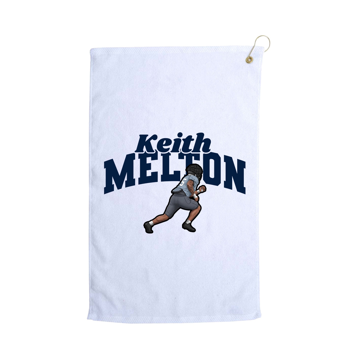 Golf Towel — Signature Arch in White