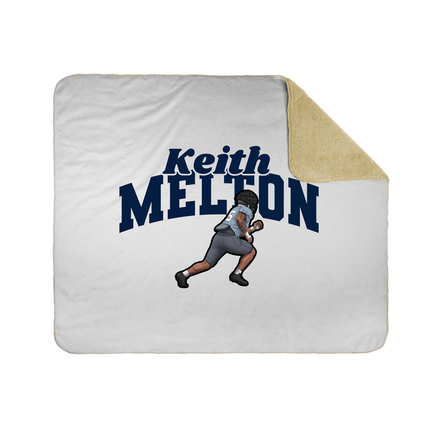 Throw Blanket — Signature Arch in White