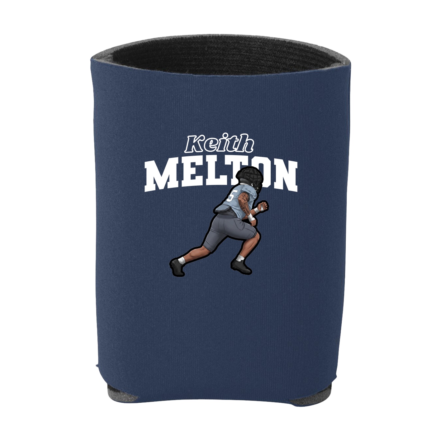 Can Holder — Name Arch in Navy
