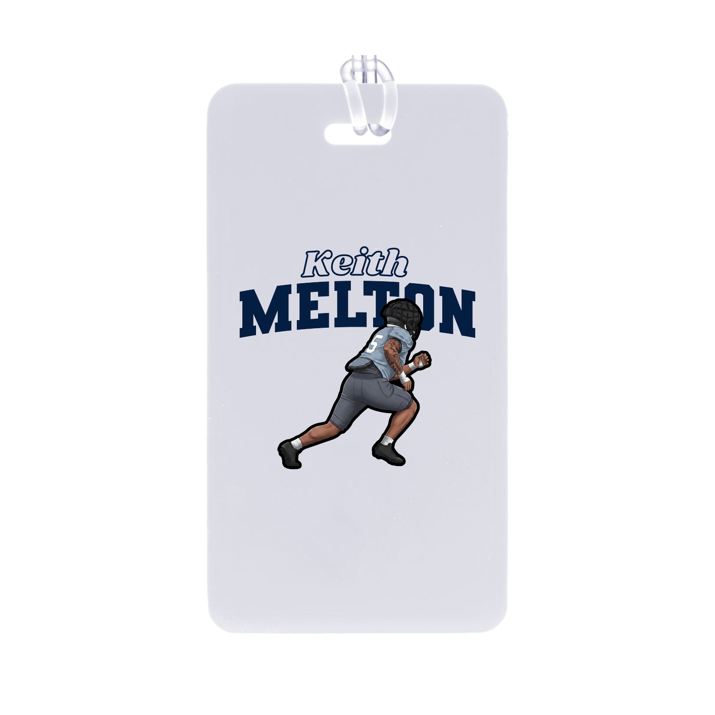 Bag Tag — Name Arch in Classic