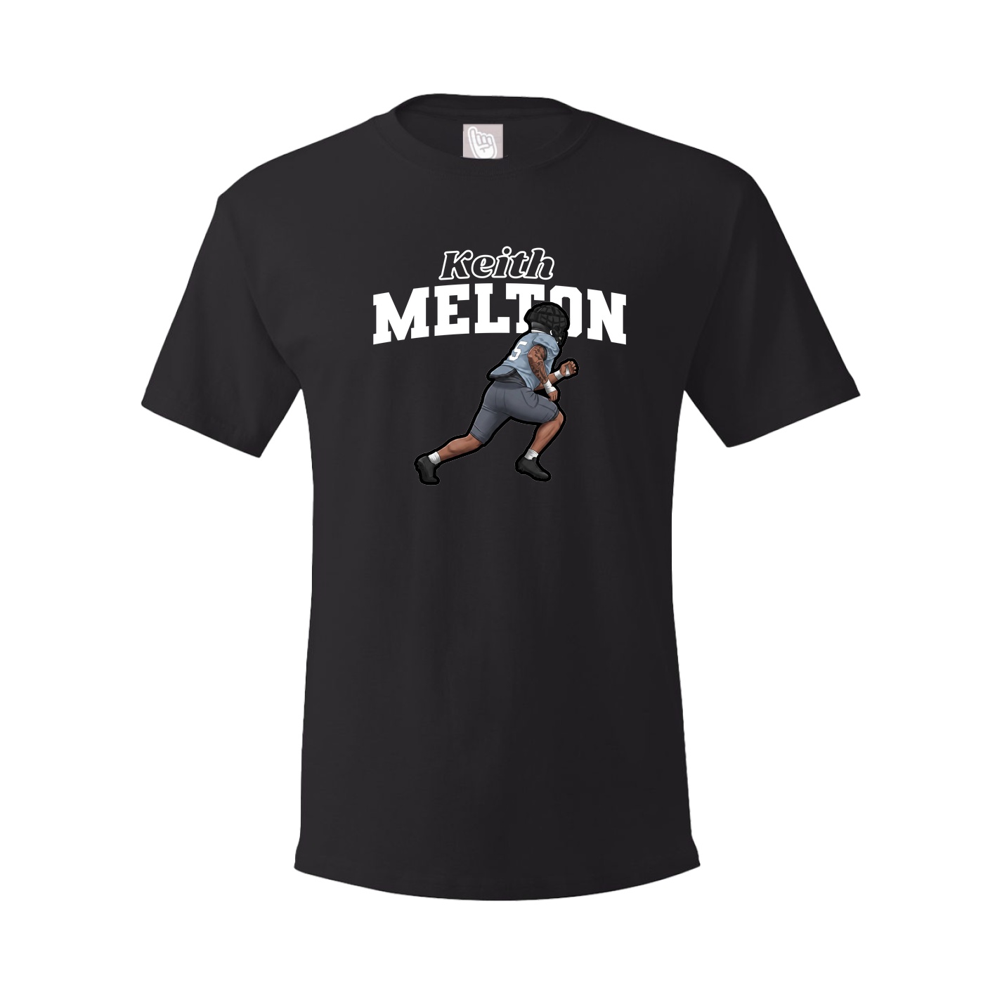 Youth Tee — Name Arch in Black