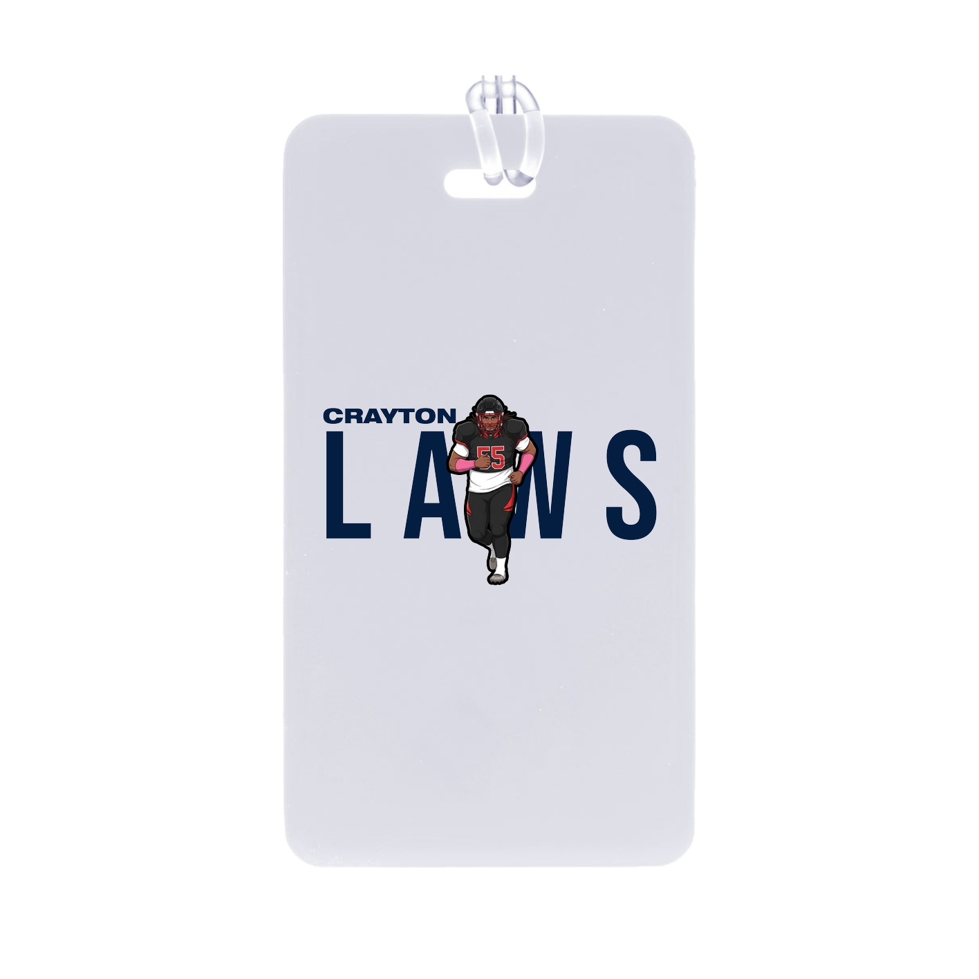 Bag Tag — Player Name in Classic