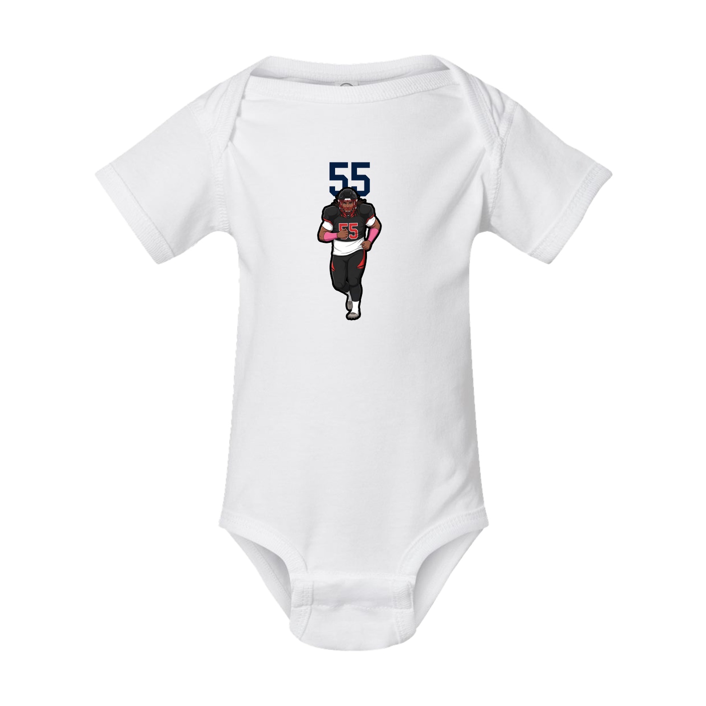 Baby Onesie — Number Top in White