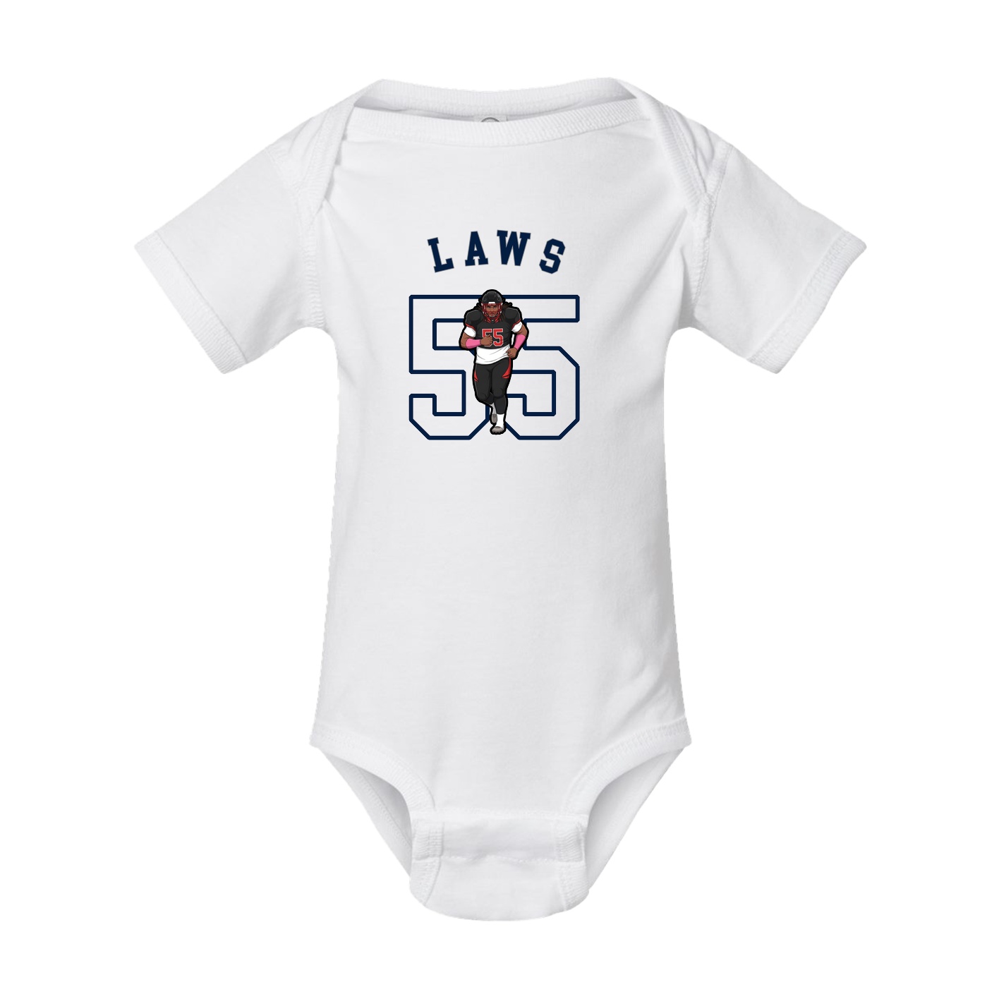 Baby Onesie — Shirsey Arch in White