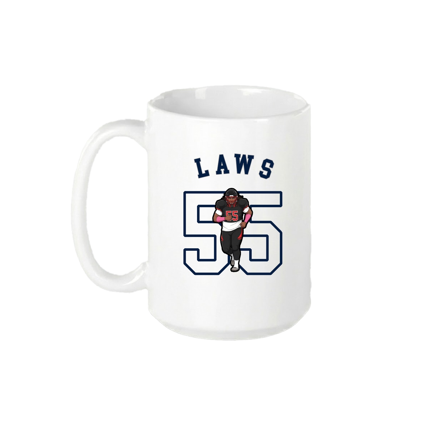15oz Coffee Mug — Shirsey Arch in White