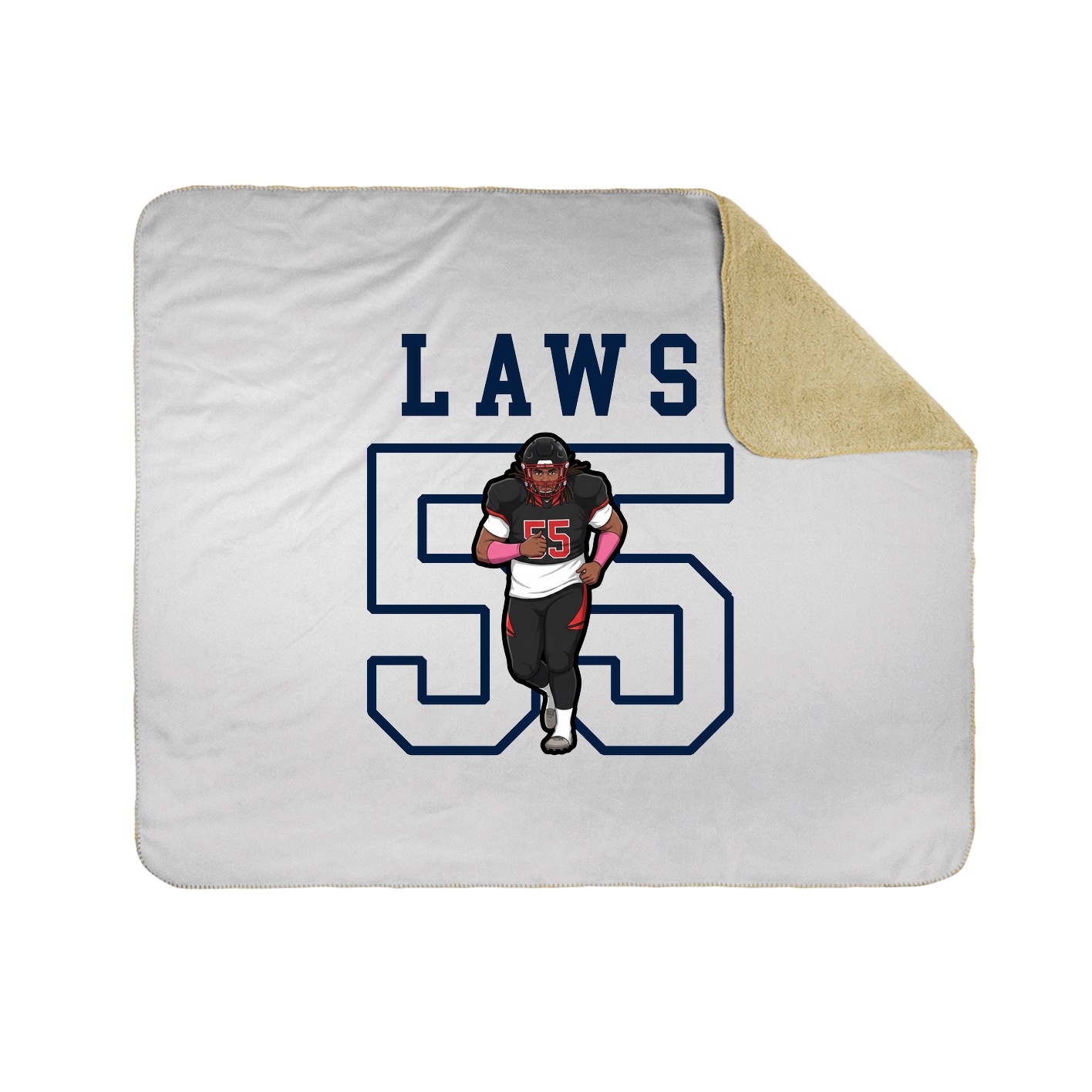 Throw Blanket — Shirsey in White