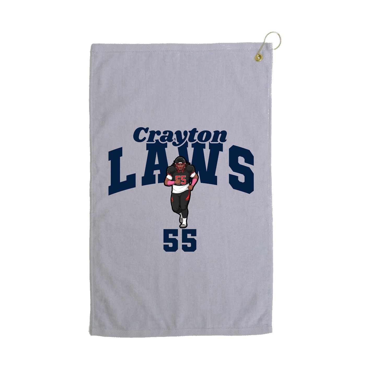 Golf Towel — Signature Arch in Grey