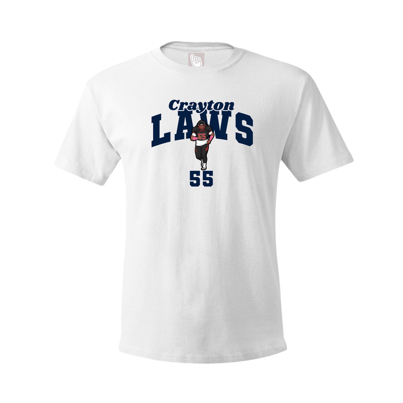 Youth Tee — Signature Arch in White