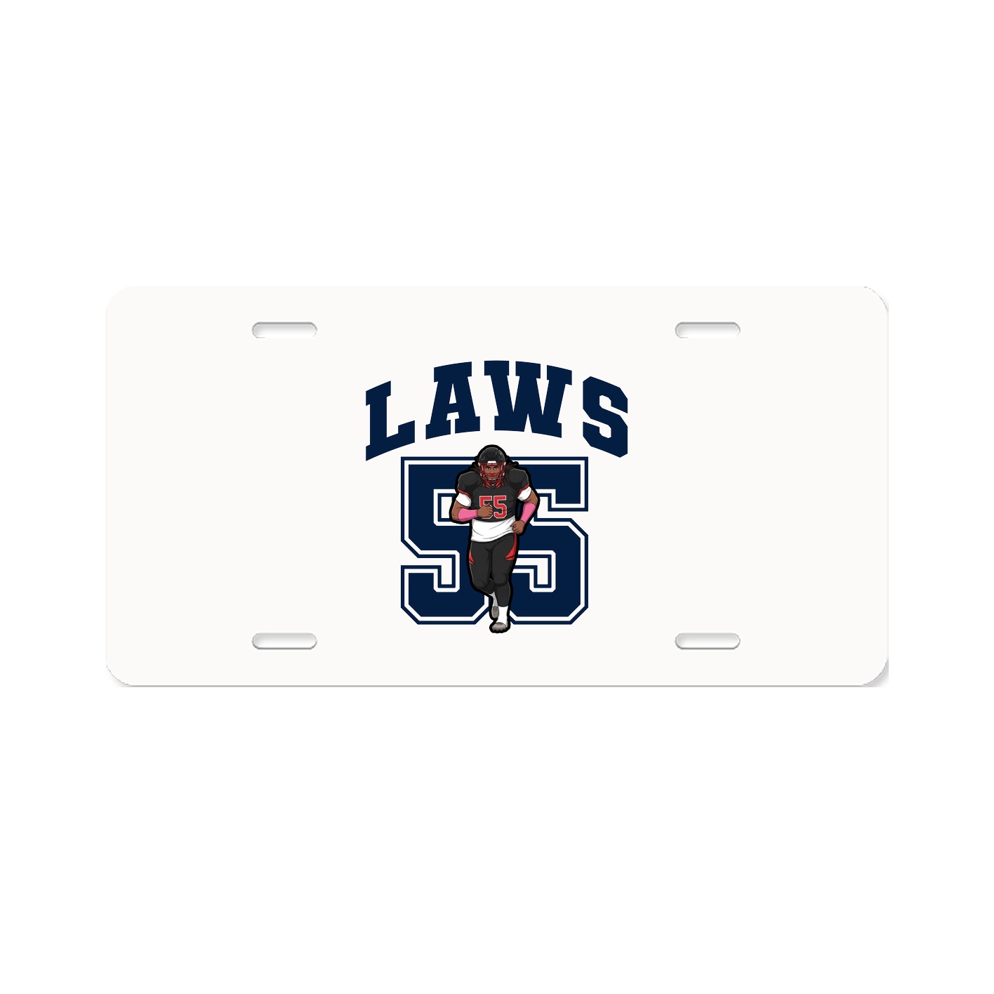License Plate — Number in Classic