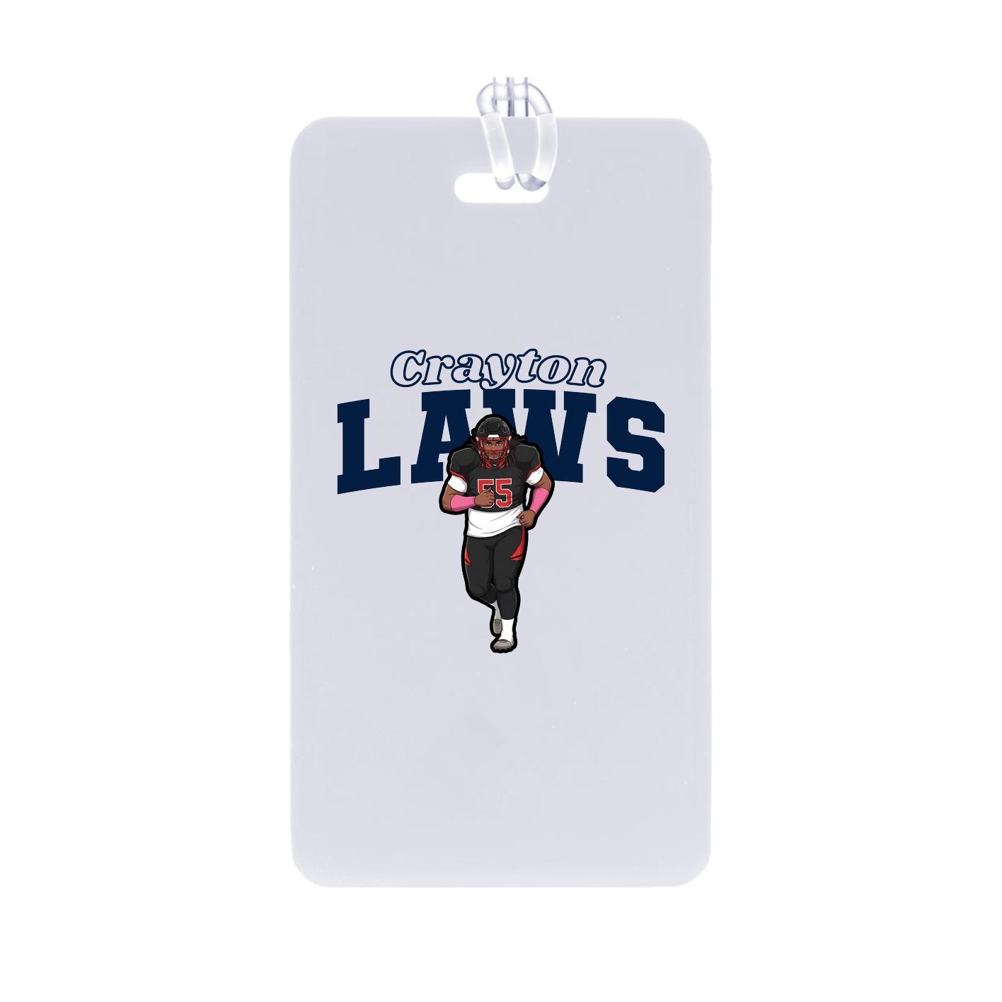 Bag Tag — Name Arch in Classic