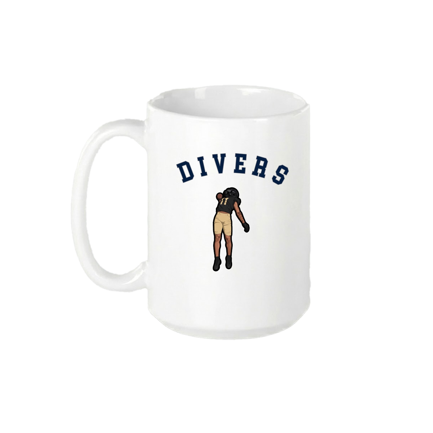15oz Coffee Mug — Shirsey Arch in White