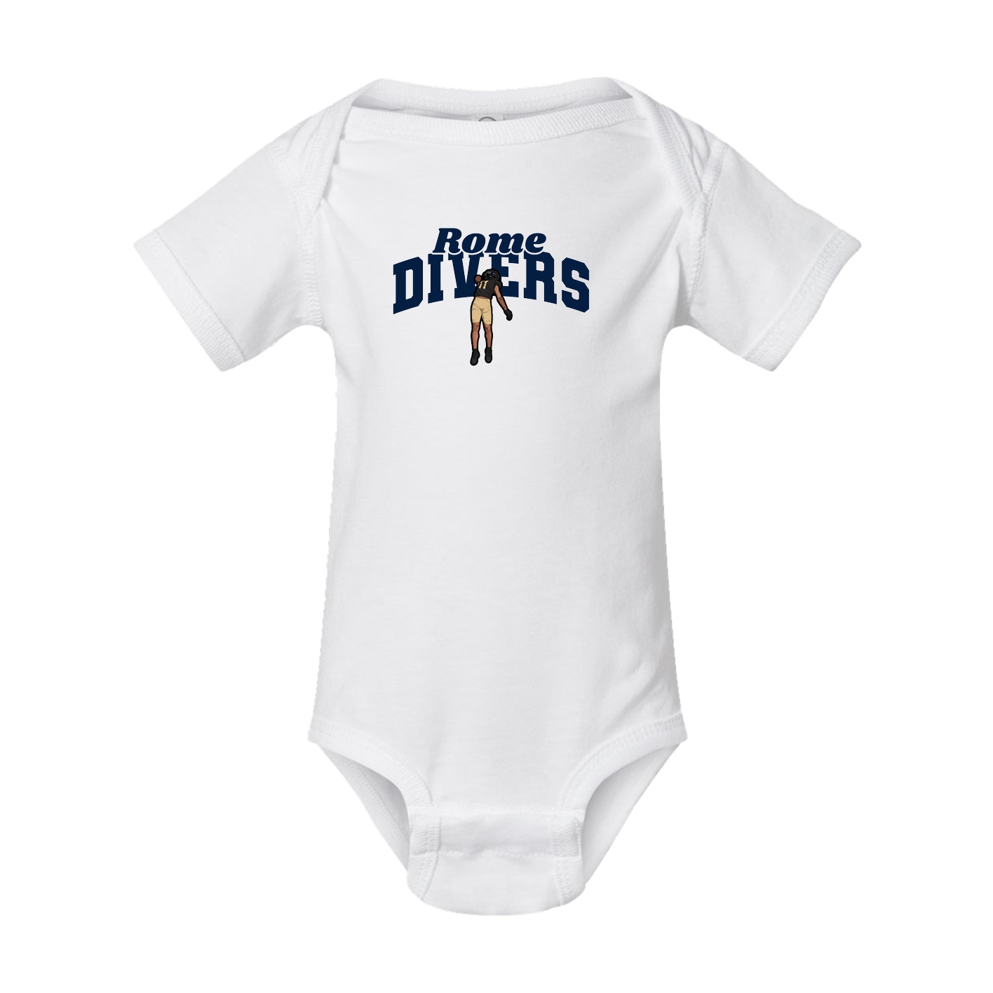 Baby Onesie — Signature Arch in White