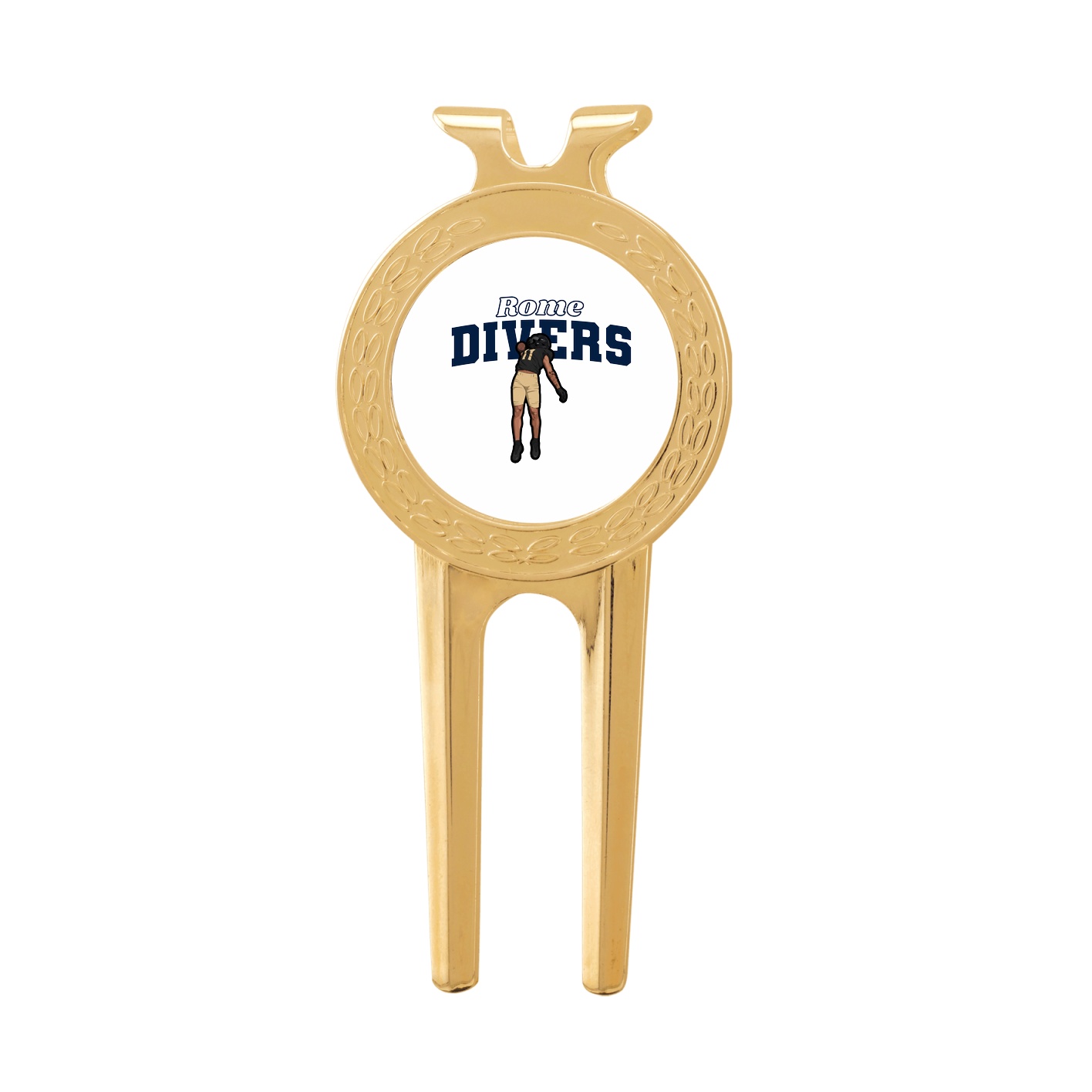 Divot Tool with Ball Marker — Name Arch in Classic