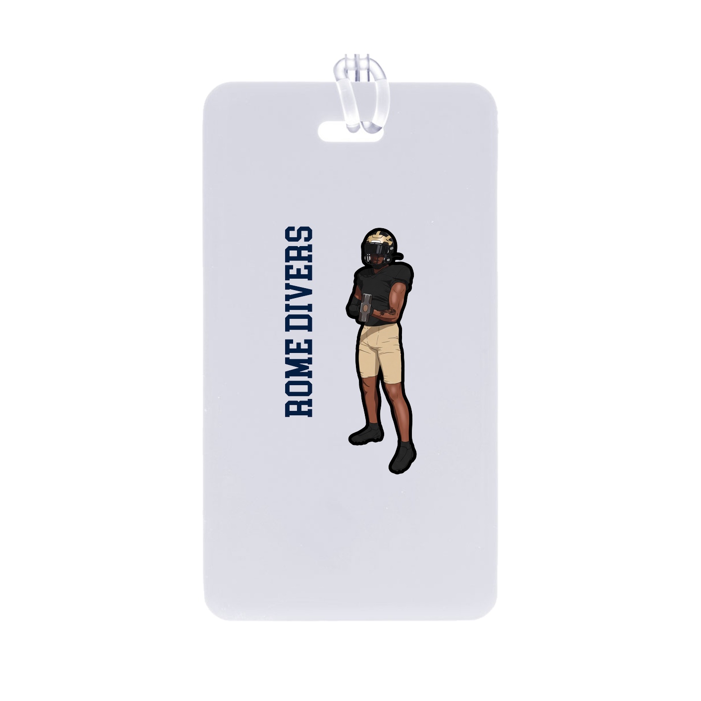Bag Tag — Name Vertical in Classic