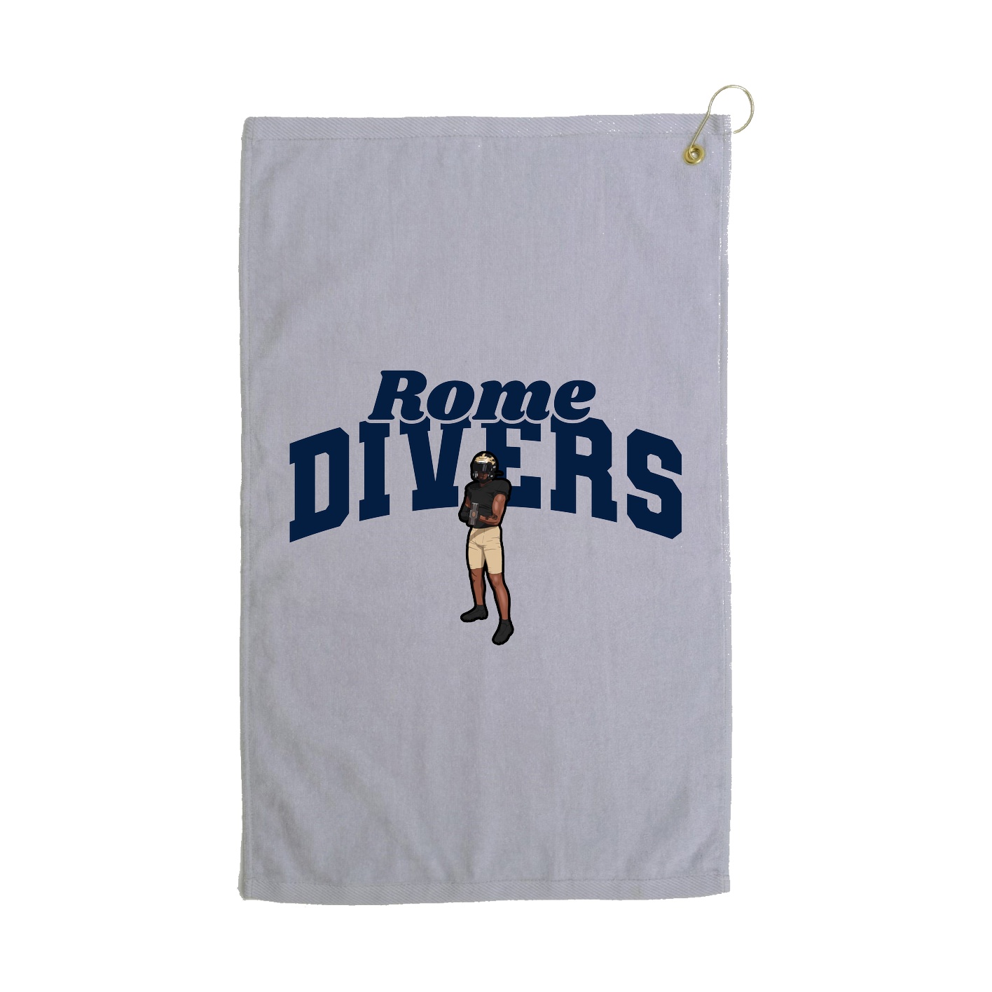 Golf Towel — Signature Arch in Grey