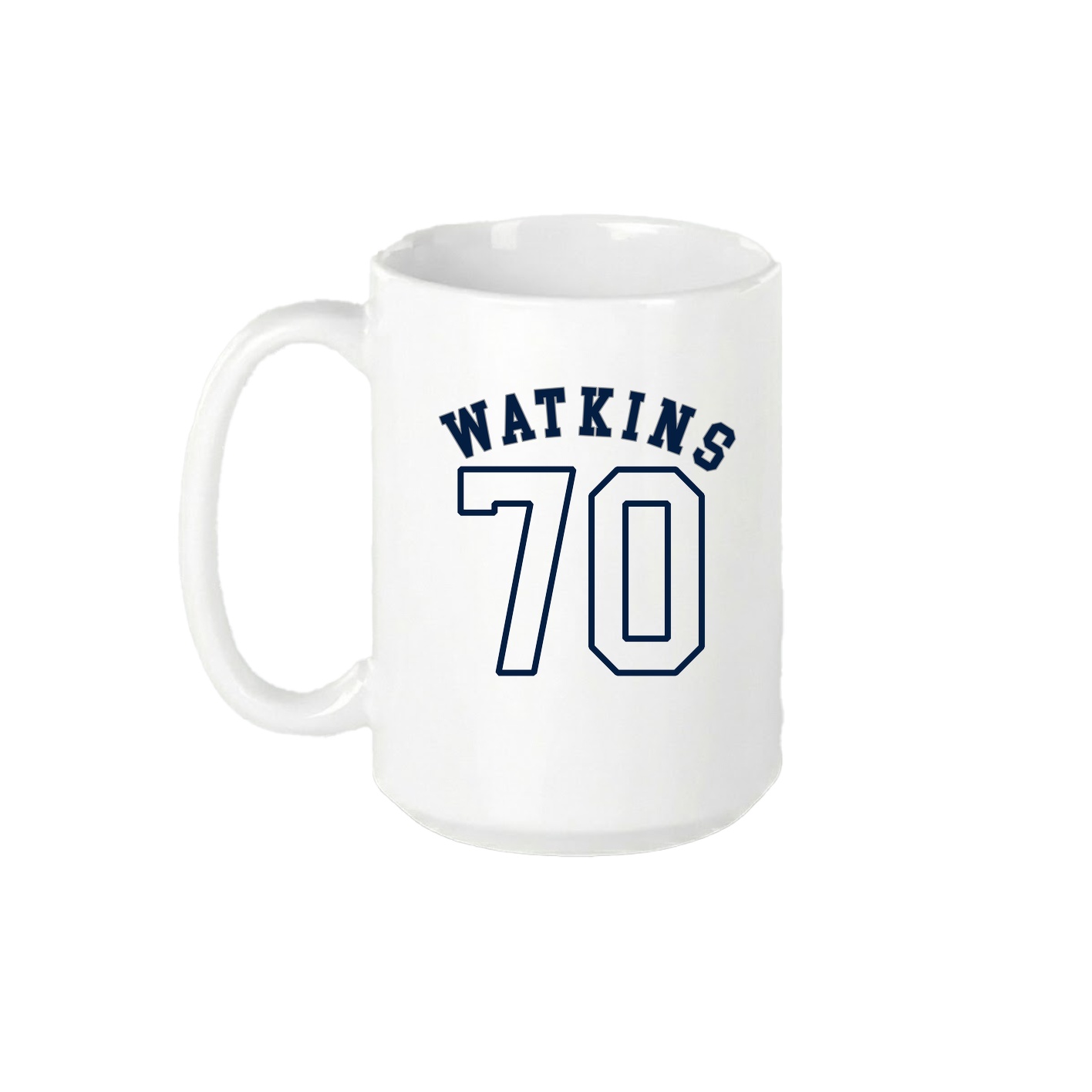 15oz Coffee Mug — Shirsey Arch in White