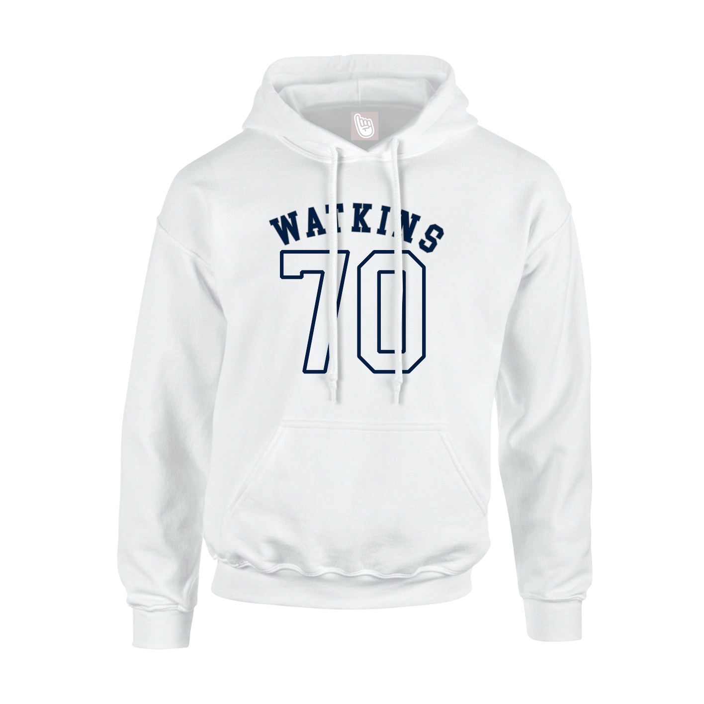 Hoodie — Shirsey Arch in White