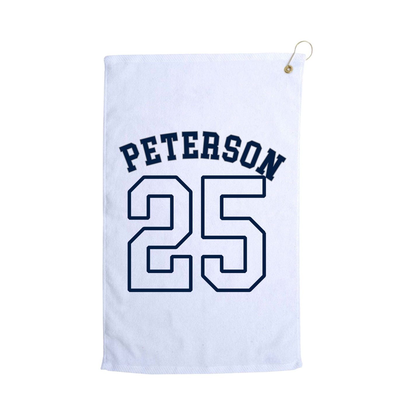 Golf Towel — Shirsey Arch in White