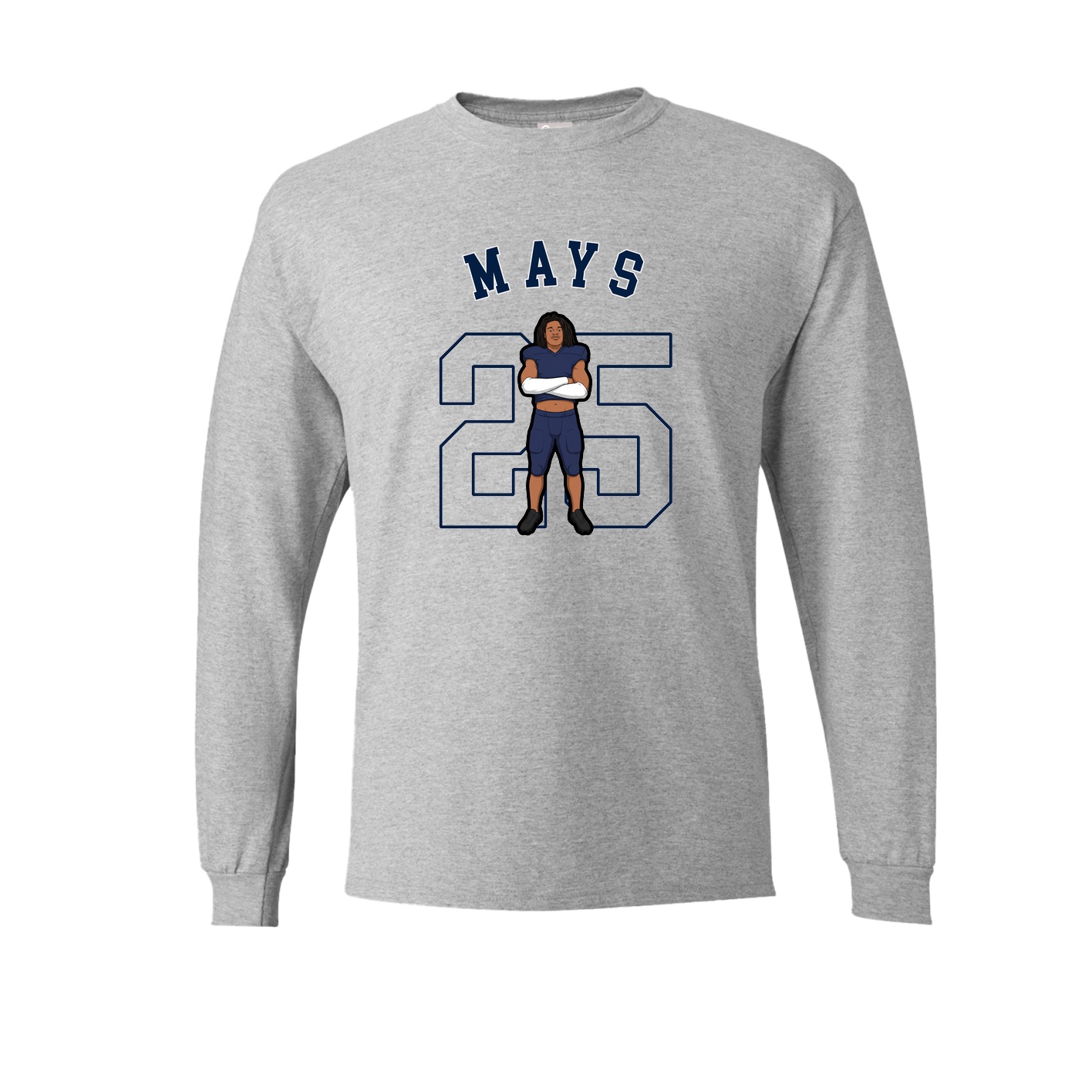 Long Sleeve Tee — Shirsey Arch in Grey