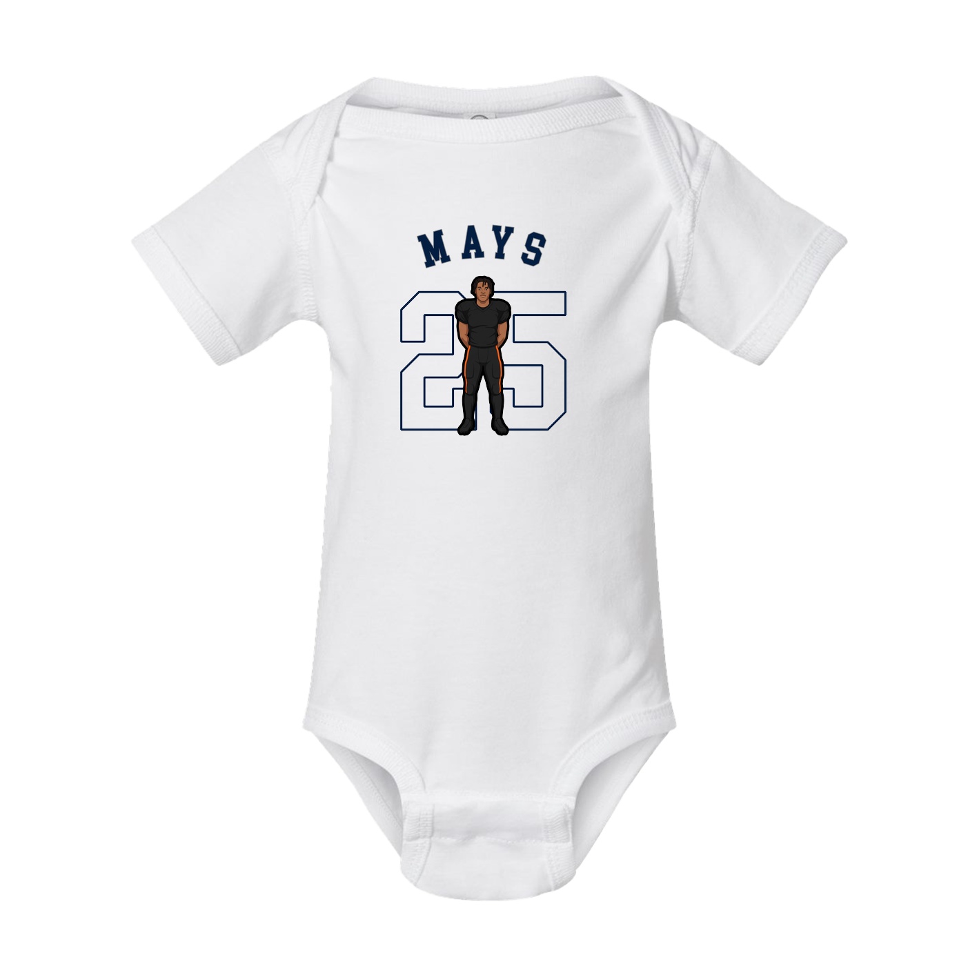 Baby Onesie — Shirsey Arch in White