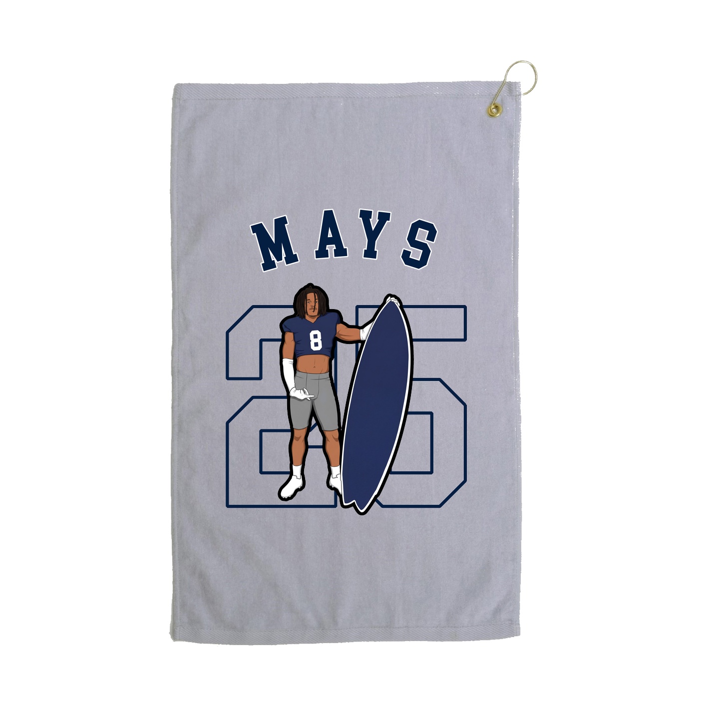 Golf Towel — Shirsey Arch in Grey