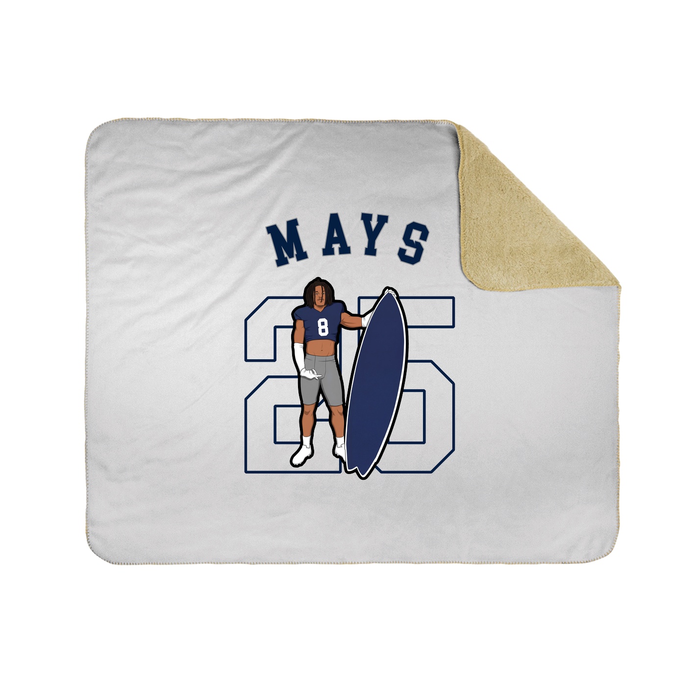 Throw Blanket — Shirsey Arch in White