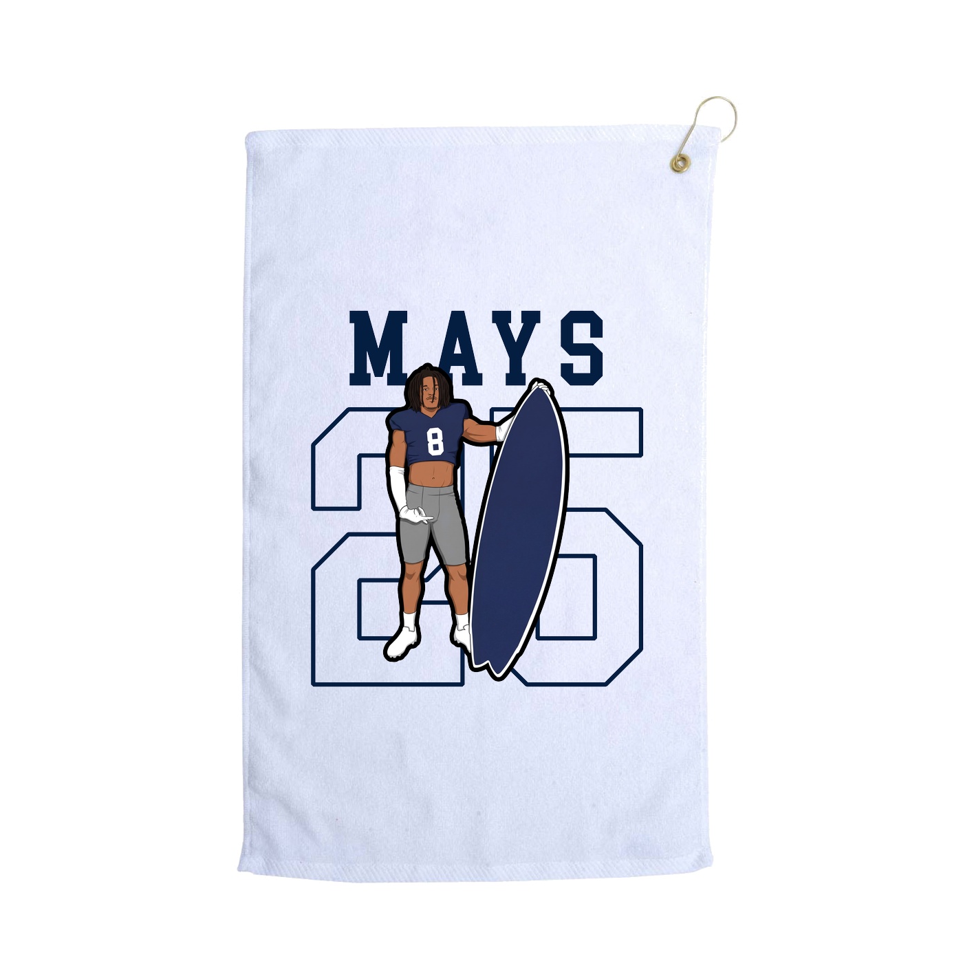 Golf Towel — Shirsey in White