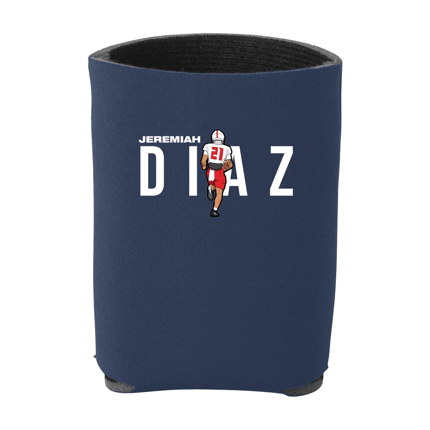 Can Holder — Player Name in Navy