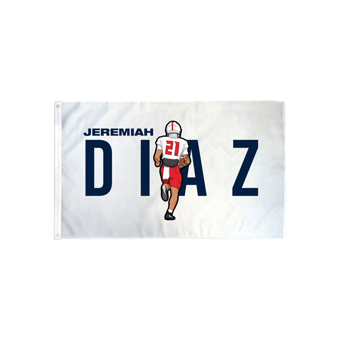 3x5 Flag — Player Name in Classic