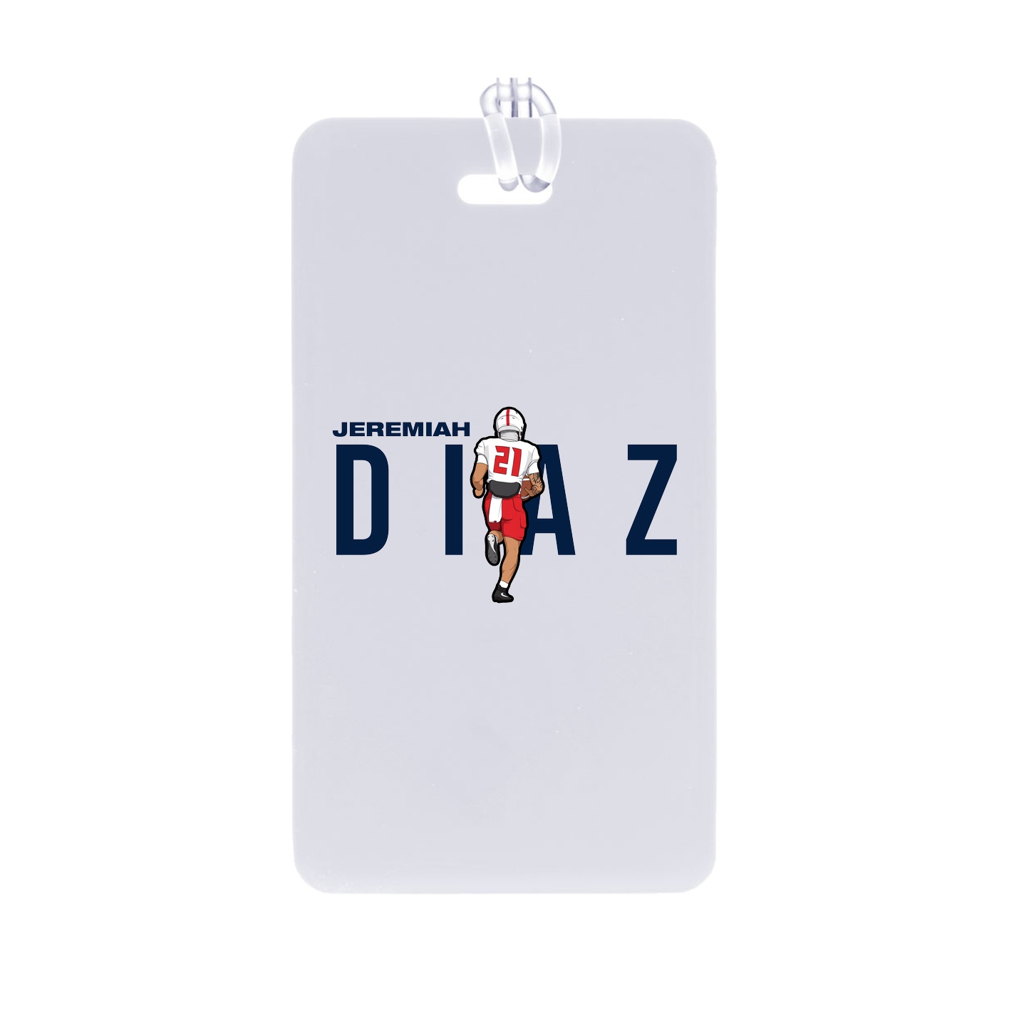 Bag Tag — Player Name in Classic