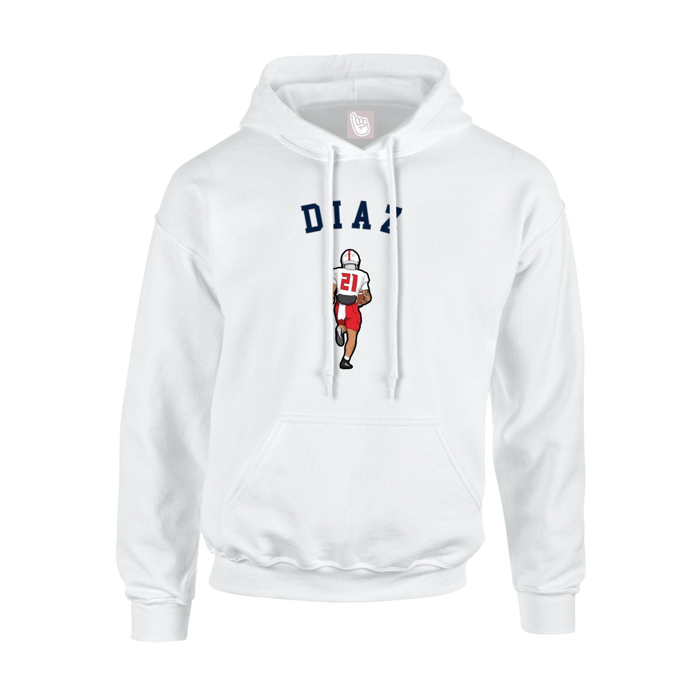 Youth Hoodie — Shirsey Arch in White