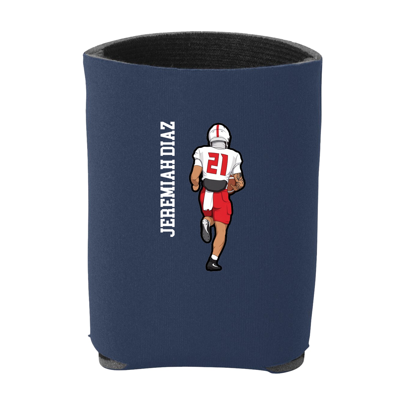 Can Holder — Name Vertical in Navy