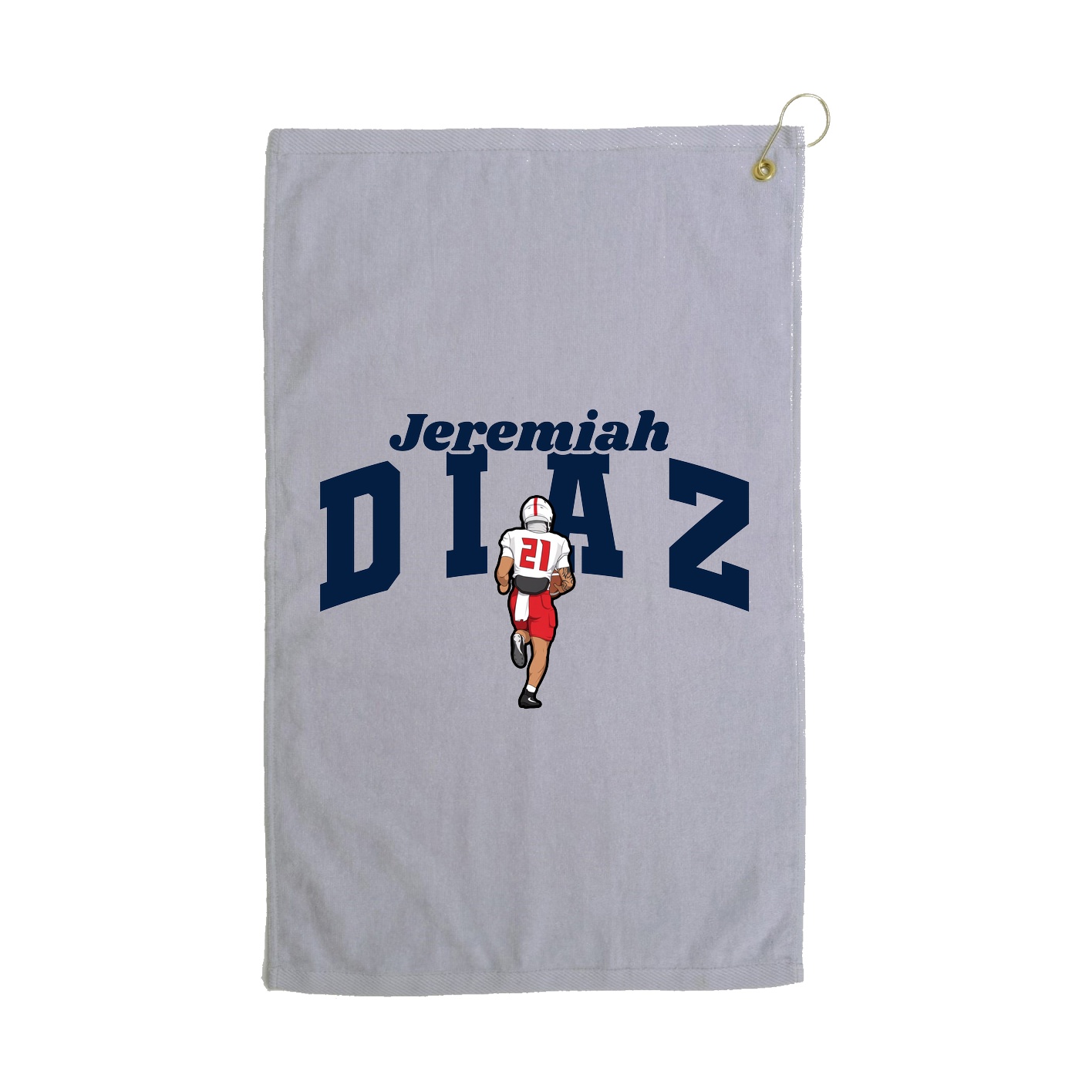 Golf Towel — Signature Arch in Grey