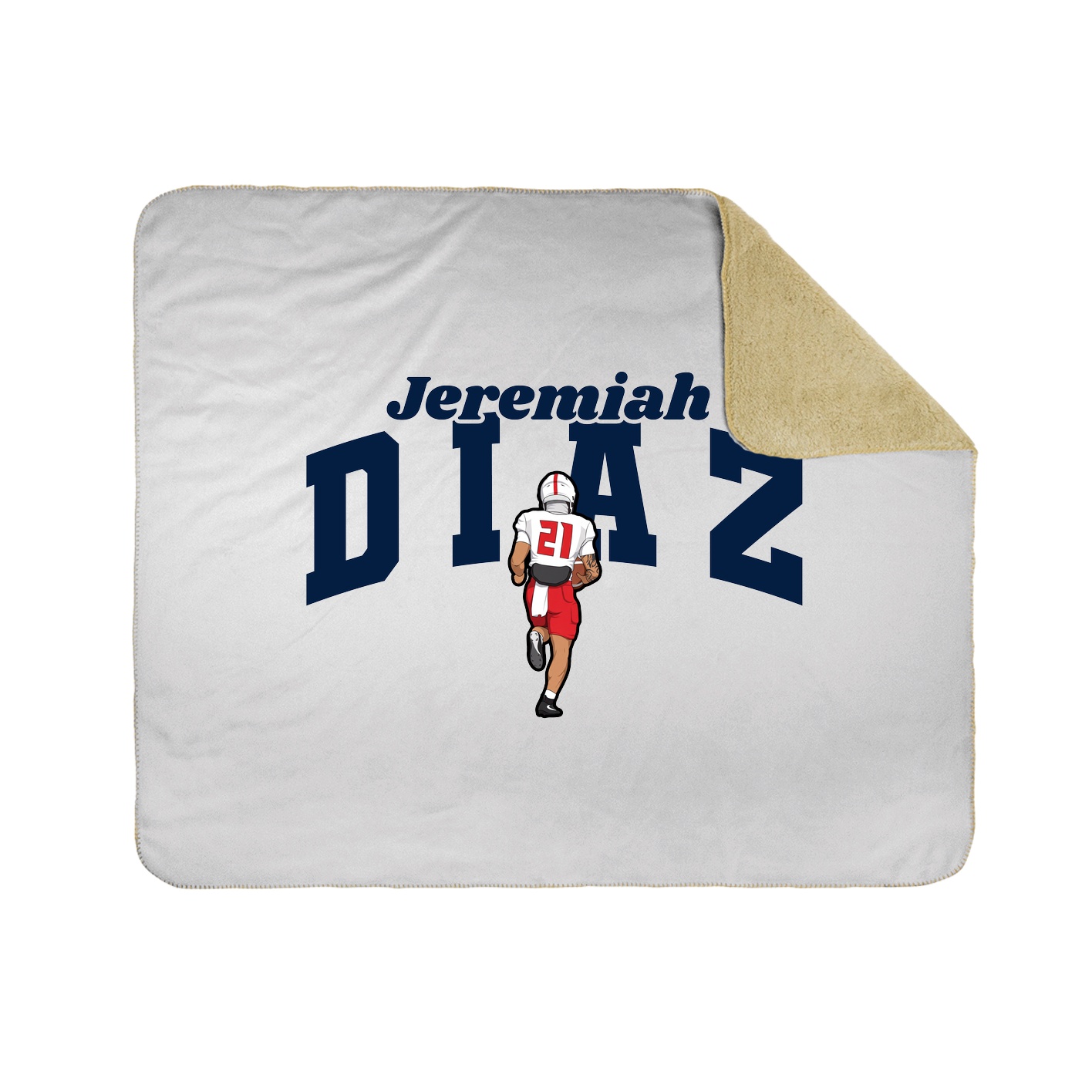 Throw Blanket — Signature Arch in White