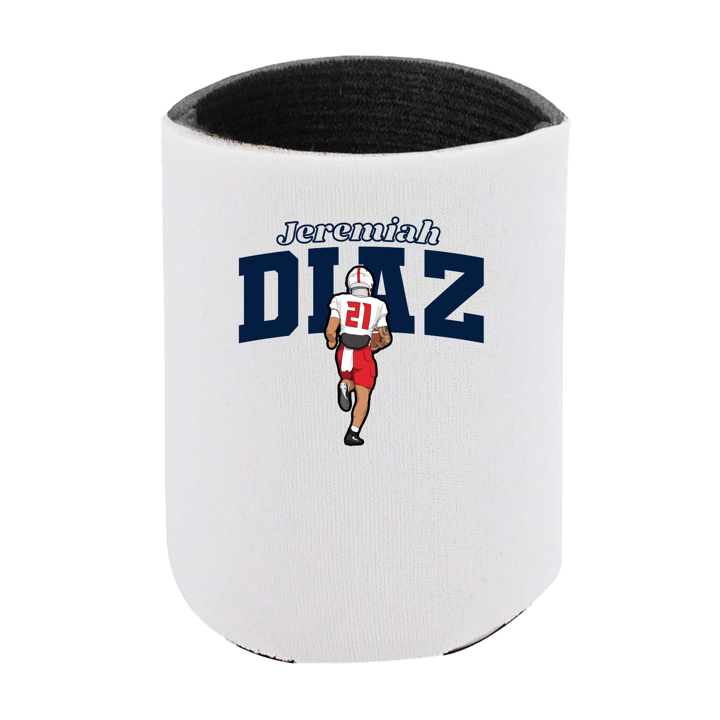 Can Holder — Name Arch in White