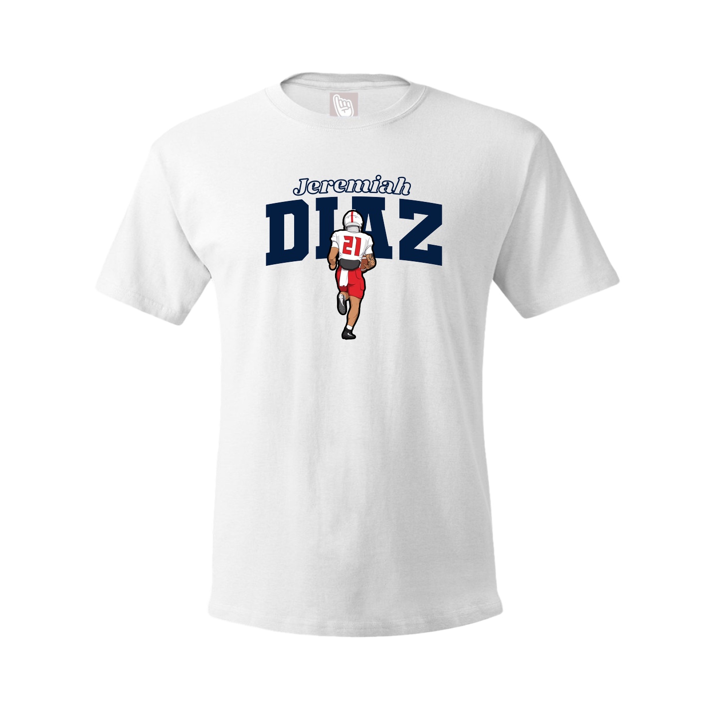 Tee — Name Arch in White