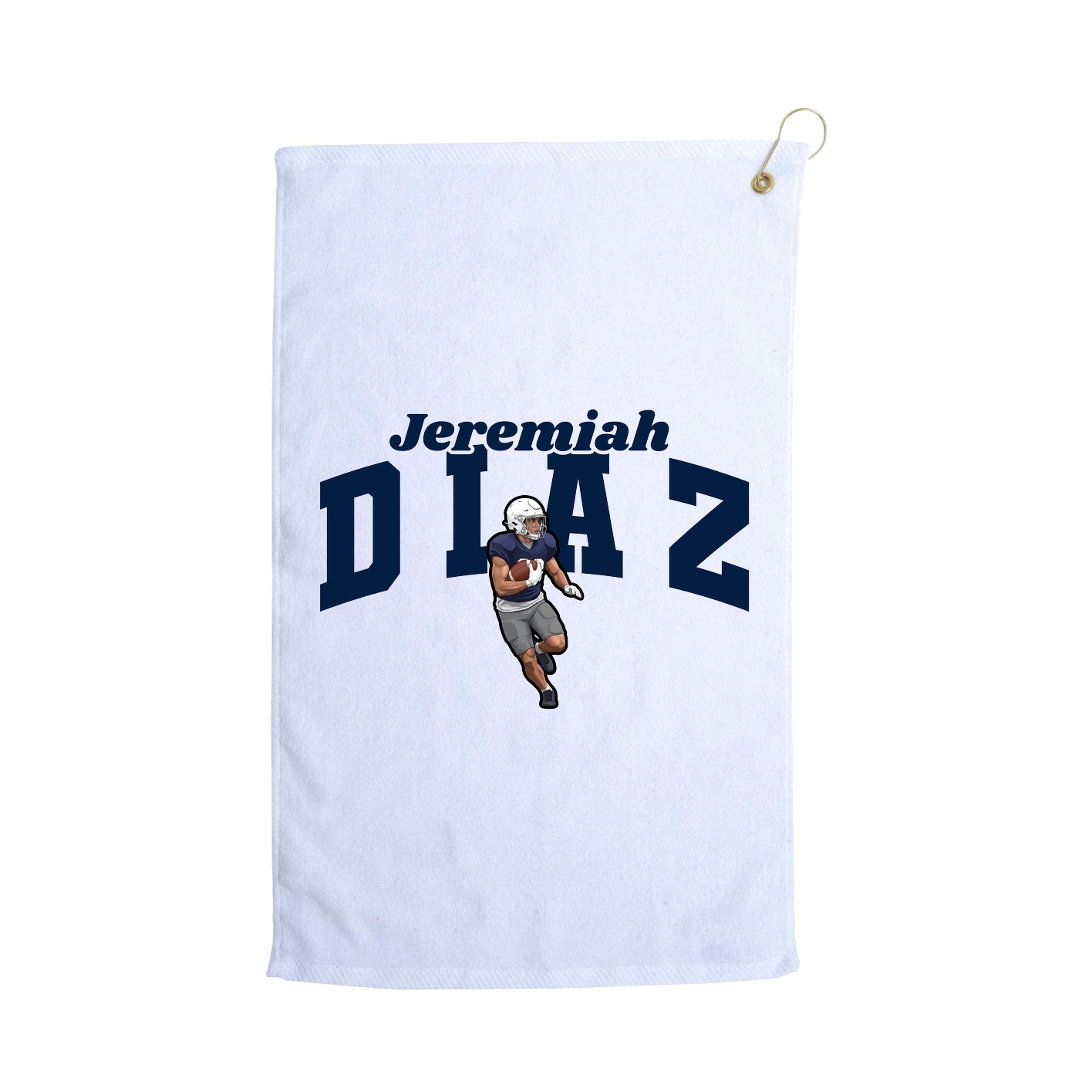 Golf Towel — Signature Arch in White
